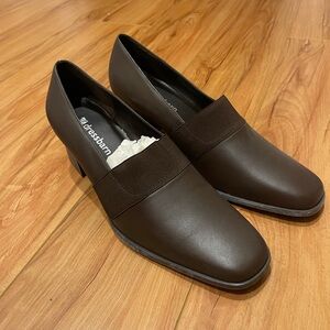 Dressbarn Joyce Brown Heel Loafers